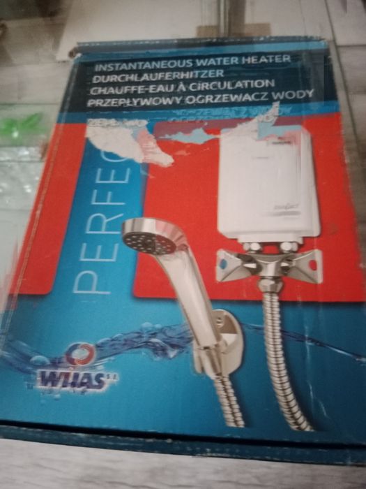 Gazowy grzejnik na gaz propan z domku choledeskiego wraz z zaworem