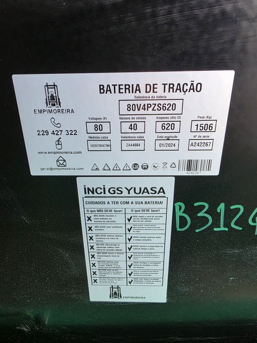 Empilhador Mitsubishi 2.5T Elétrico