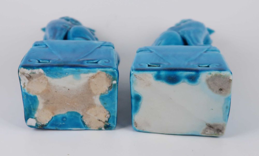 Par de Cães Foo pequenos China - 21 cm