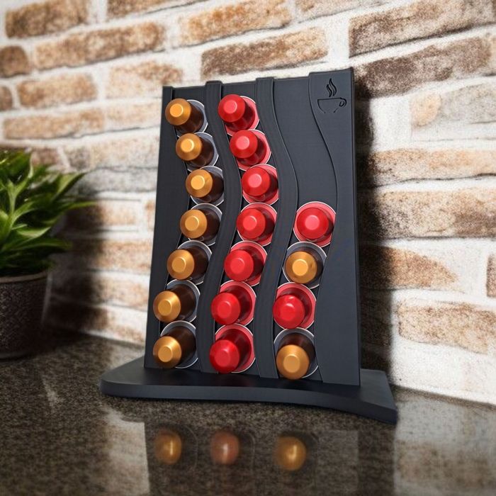 Suporte Cápsulas Nespresso Novo até 21 cápsulas