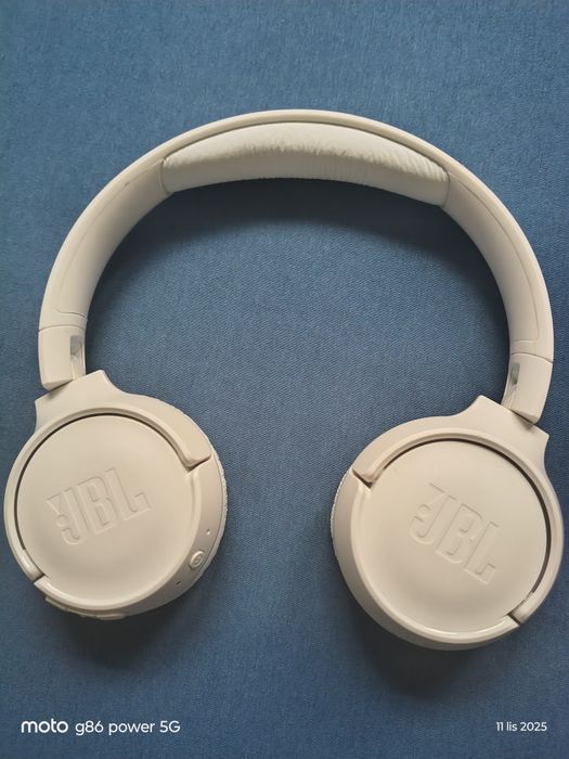 Słuchawki bezprzewodowe JBL Tune 500bt BIAŁE jak nowe bluetooth
