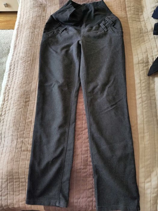 Top One jeansy ciążowe czarne eleganckie