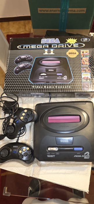 Sega mega drive 2 bootleg com imensos jogos já instalados