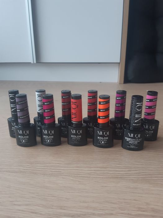 58 Lakierów + Lampa UV/LED + akcesoria, Zestaw do Paznokci Hybrydowych