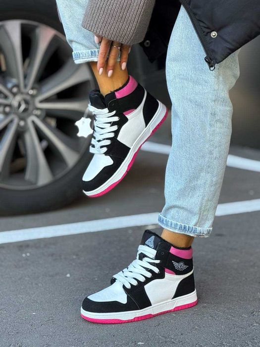 Зимові кросівки жіночі [36-41] Шкіряні На хутрі Взуття жіноче зимове