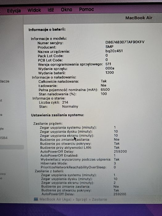 MacBook air 2017 13"