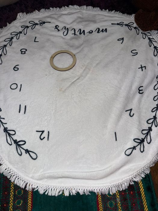 baby monthly milestone blanket