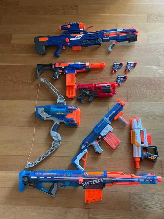 Conjunto de lançadores NERF