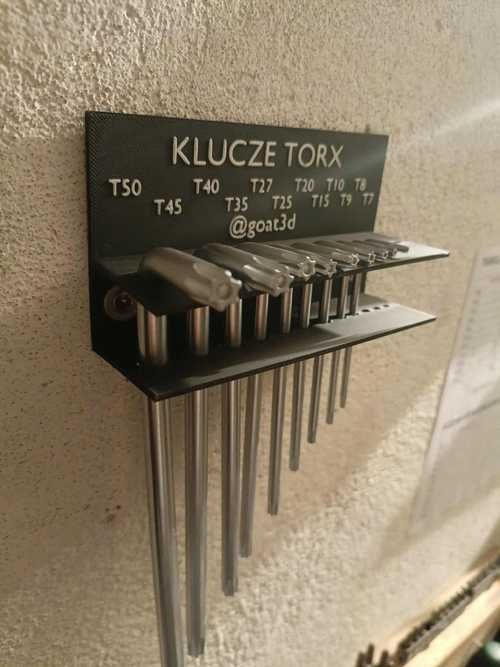Organizer na klucze TORX (PLA) - DRUK3D