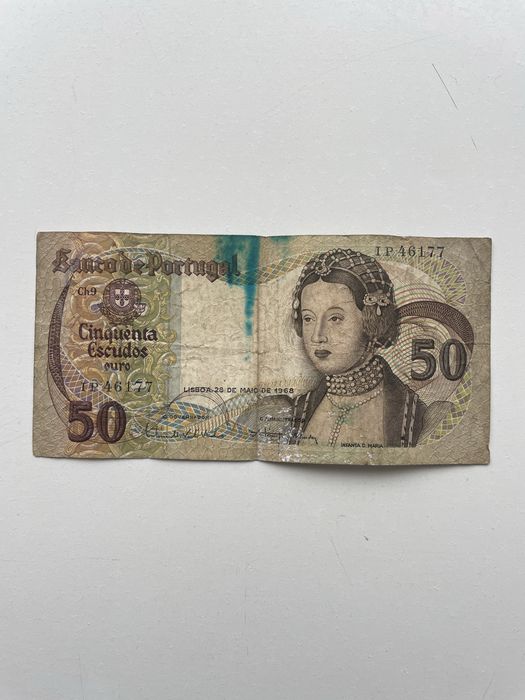 Notas Antigas de Escudos