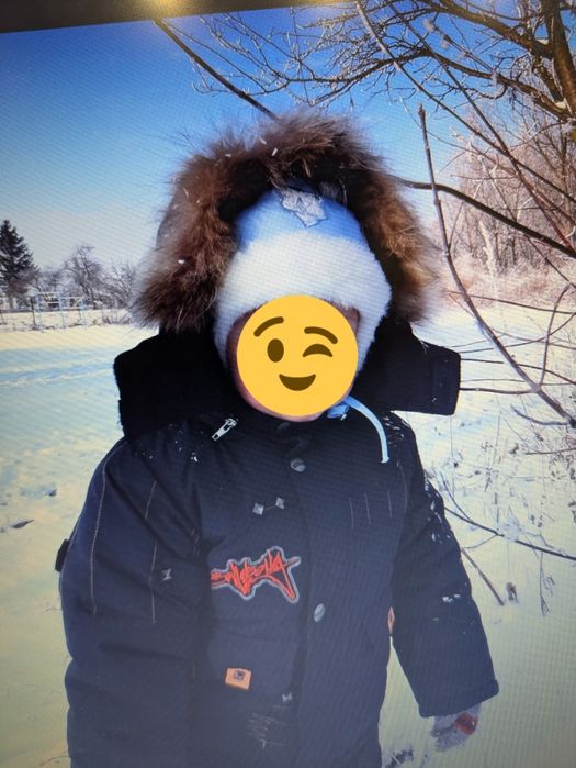 Зимовий костюм, курточка на хлопчика 2-3 рочки