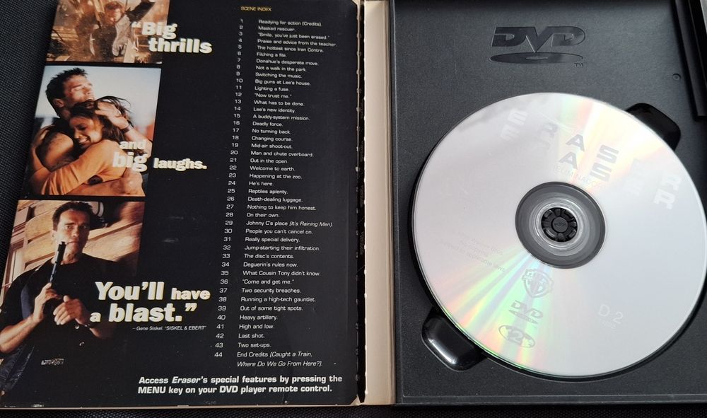 Egzekutor eraser dvd  pl Schwarzenegger snapper