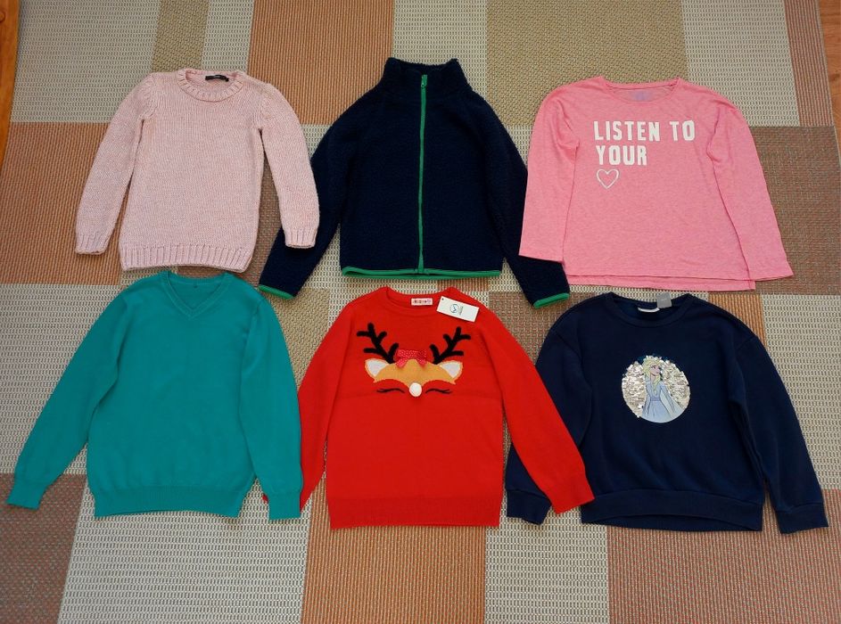 Светр на дівчинку світер кофта пуловер батник новорічний холодне серце