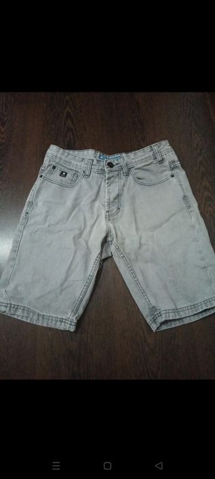 Szare szorty jeansowe Cropp