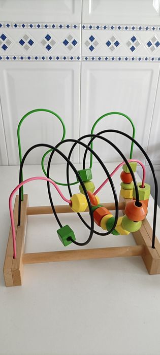 Labirinto de contas - Brinquedo IKEA - Como Novo