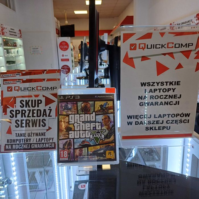 Gra PlayStation 3 PS3 GTA 5 V Gwarancja 1 Rok QUICK-COMP