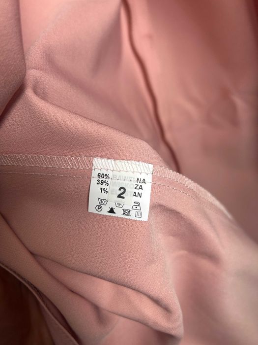 Długa suknia różowa 36