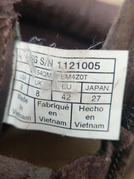 UGG buty męskie roz.42 skórzane