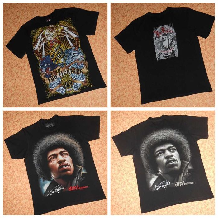 Футболки Jimi Hendrix Status Quo Madness Mike Portnoy Johnny Cash ін.