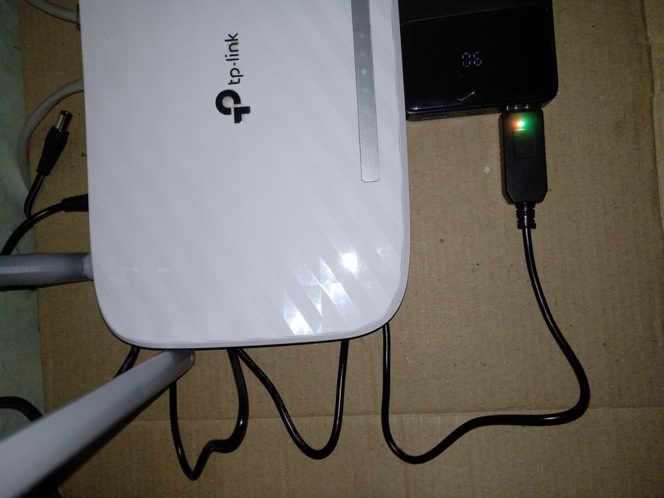 Кабель для роутера (підвищення напруги з 5V на 9 та 12)Повебанк+роутер