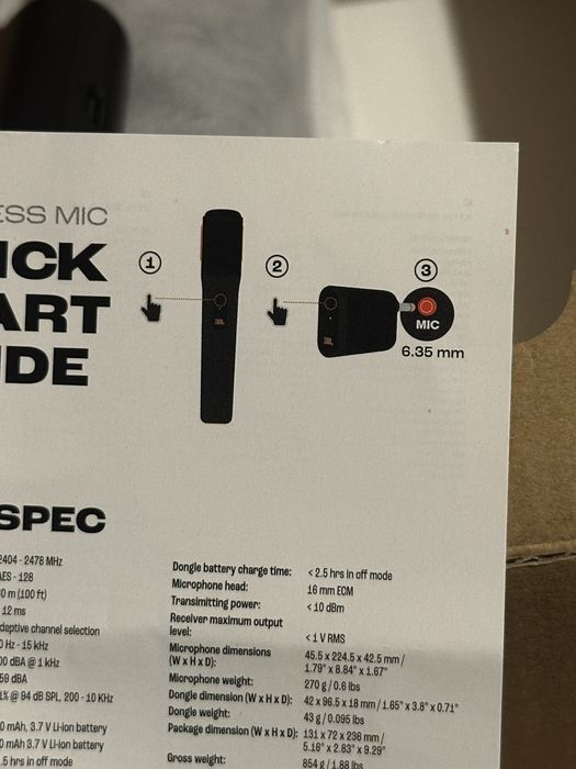 Bezprzewodowe mikrofony karaoke 2 szt zestaw USB C