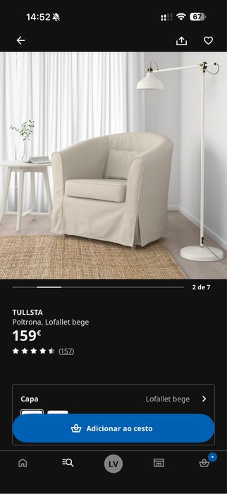 Poltrona Sofa Tullsta bege
