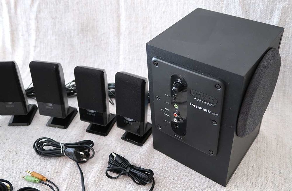Colunas subwoofer Som Creative Labs, Sony e Edifier