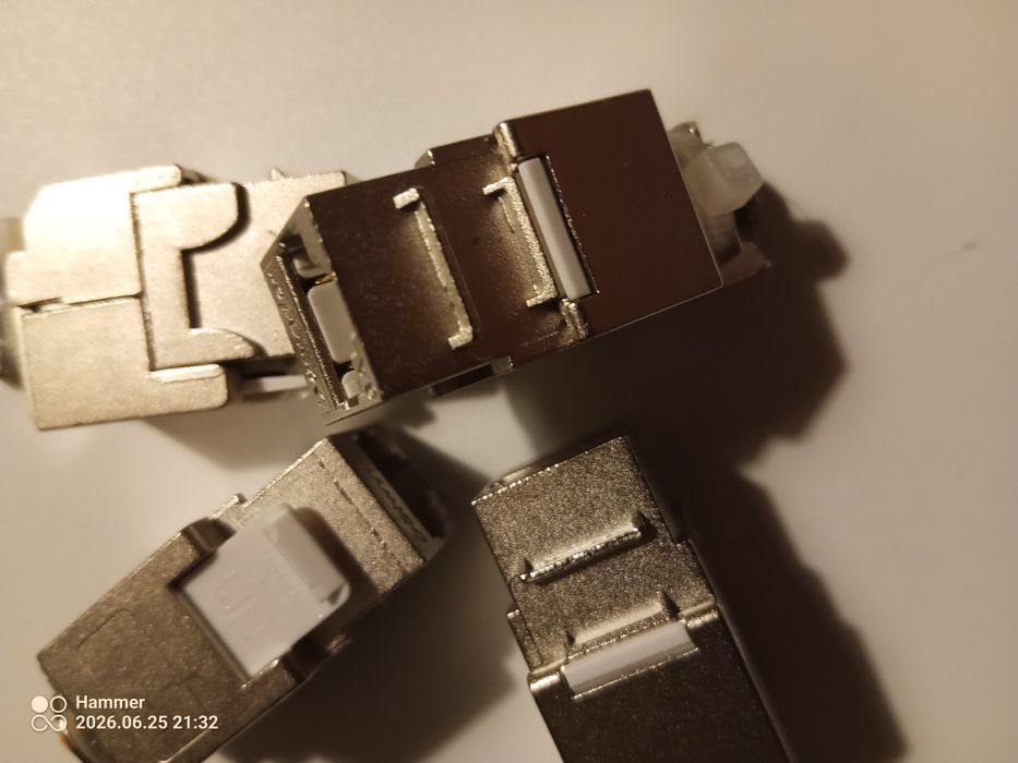 Moduł Keystone RJ45 Kat. 6A Dätwyler (Ekranowany STP, Beznarzędziowy) 24szt