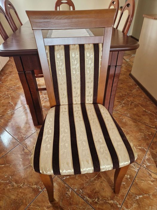 Krzesła do salonu jadalni komplet 6 sztuk