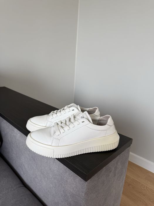 Жіночі білі шкіряні кеди alex bens 34 розмір