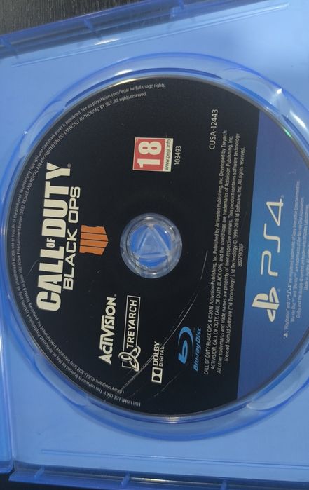The evil within/Call of duty black ops 4/Battlefield 4 PlayStation 4