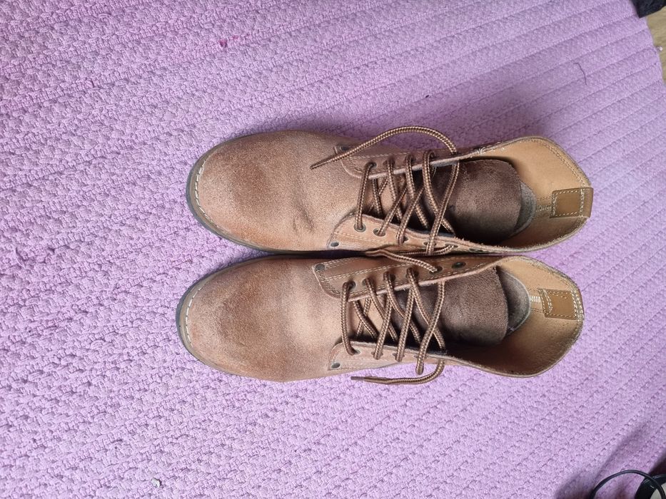 Botas em pele Campista