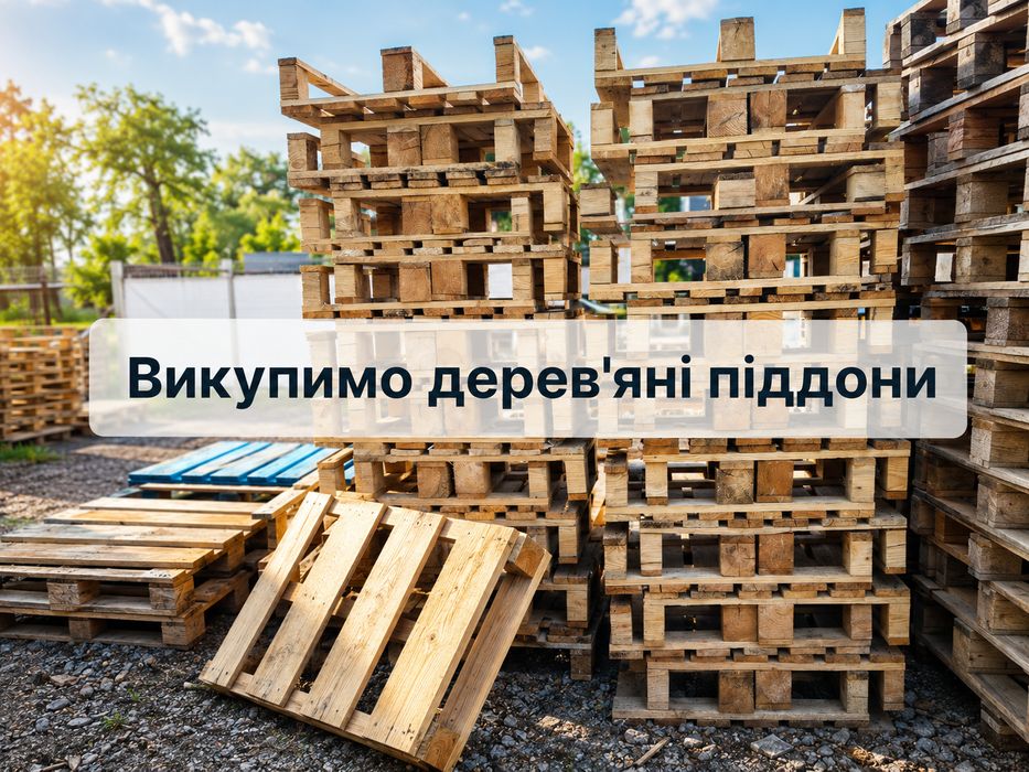 ПІДДОНИ 120×80 ТА 120×100 — ПРОДАЖ ТА ВИВІЗ у Світловодськ