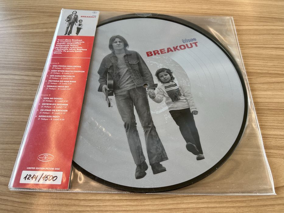 Breakout Blues winyl LP 1214/1500 Limited Edition Picture Disc