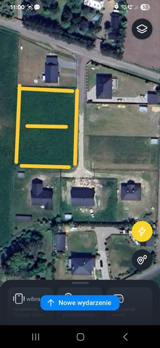 Działka z WZ w Kraśniczej Woli  1500m2