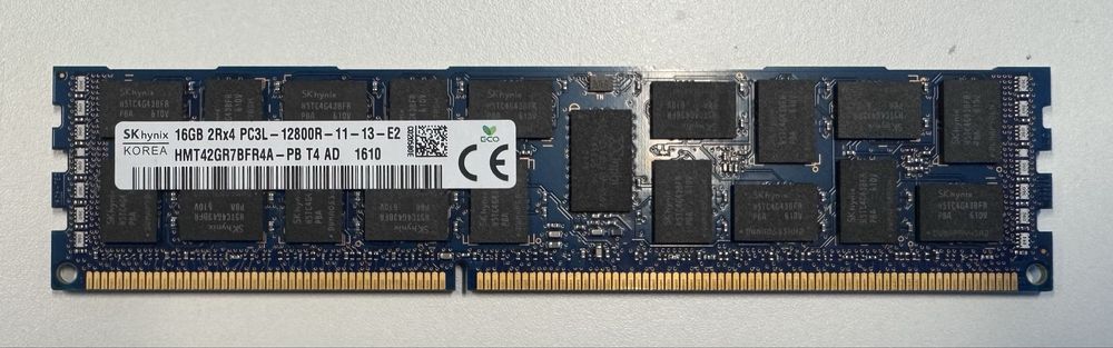 Memoria RAM DDR3L SK hynix 16GB 2Rx4 PC3L 12800R 11 13 E2
