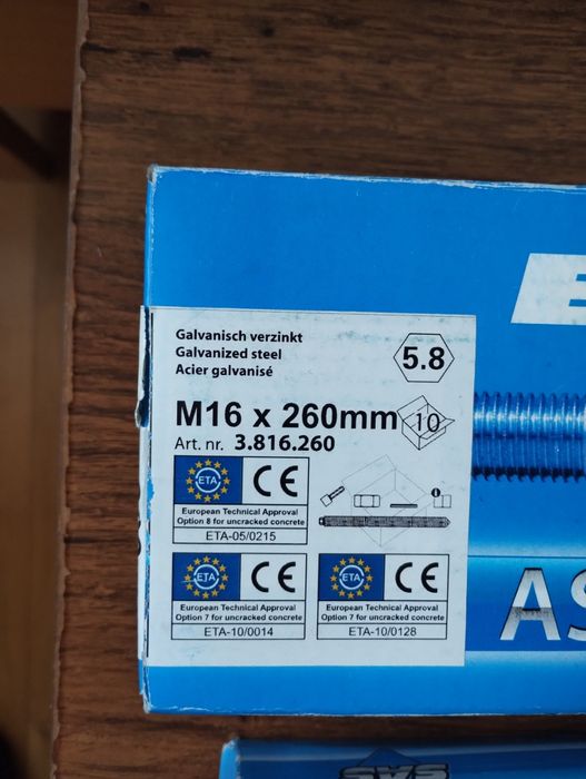 Pręt gwintowy M16 x260