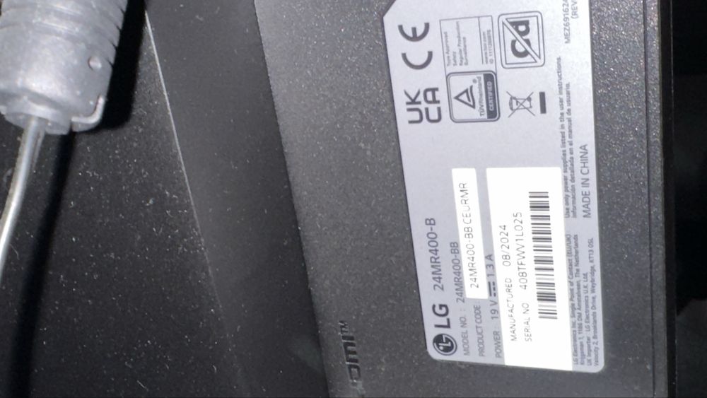 Monitor LG 24MR400-B 24" IPS 100Hz Full HD (Sprawny)