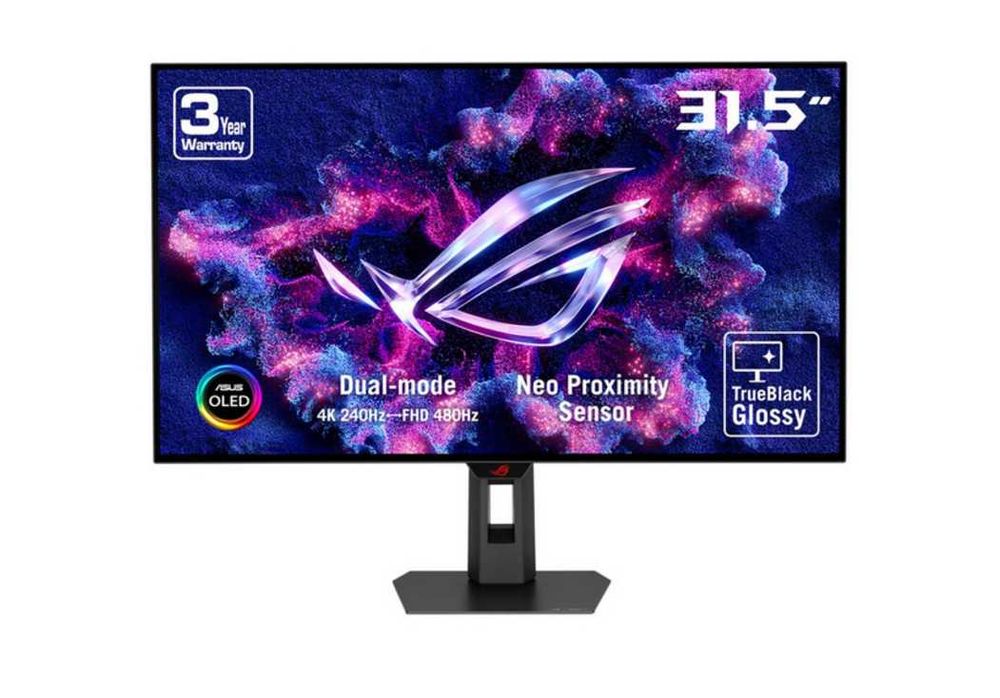 ASUS Monitor ASUS XG32UCWMG 31.5 UHD 4K OLED 0.03ms 240Hz AMD FreeSync Premium Pro G-Sync Czarny - Media Markt BLUE CITY