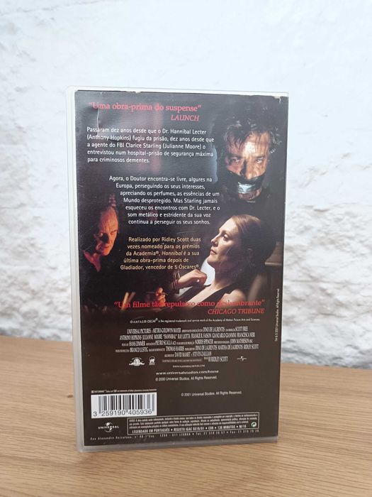 Filme VHS Hannibal Ridley Scott