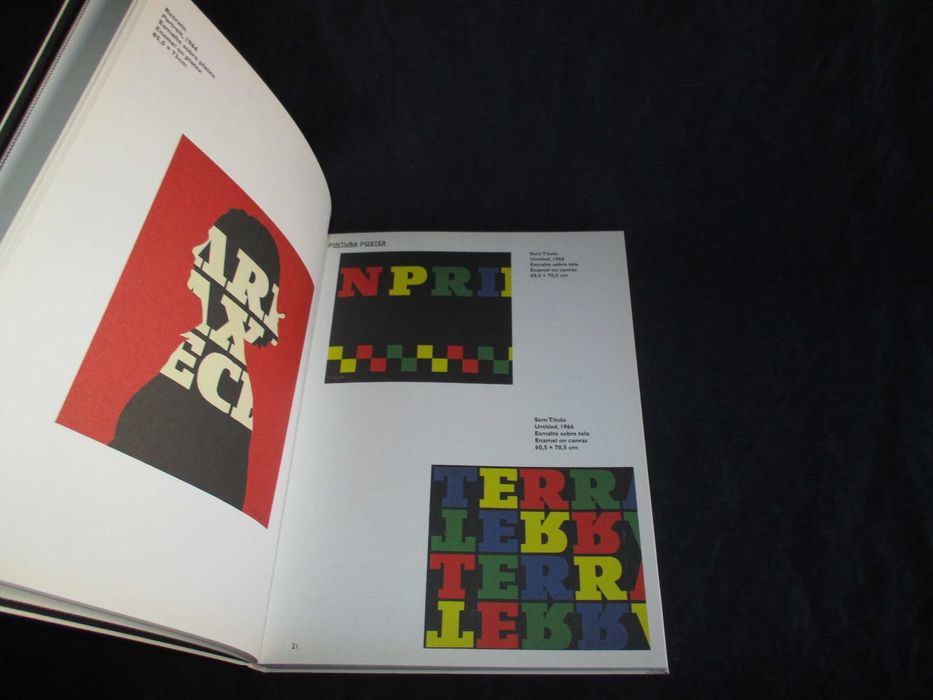 Livro P de Pop Pintura e Poster José de Guimarães