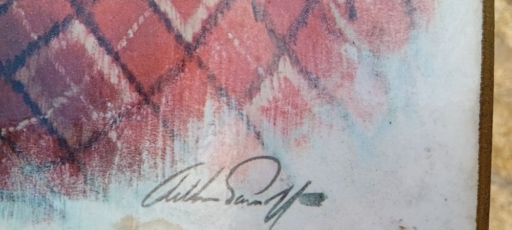 Quadro Palhaço  Arthur sarnoff 1979