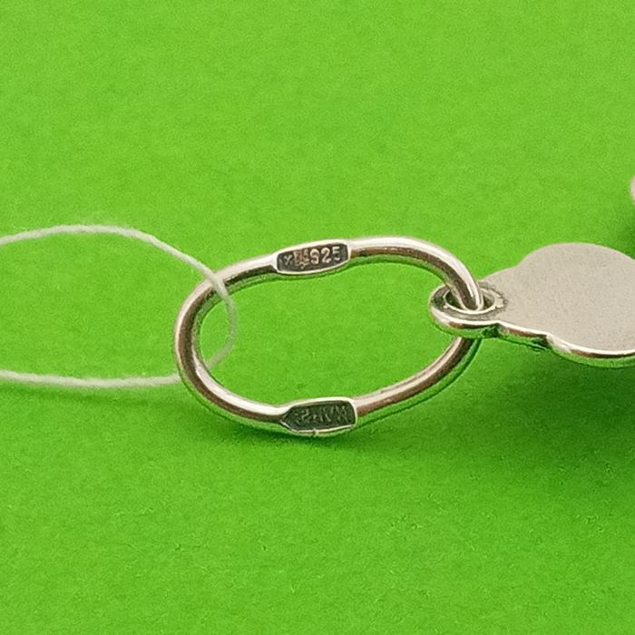 Комплект срібний ланцюжок та хрест 925 проба ланцюг хрестик кулон