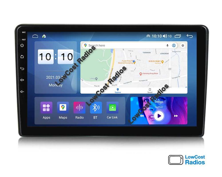 Auto Rádio PEUGEOT 308 T9 308S | GPS ANDROID 15 BT USB APPS WIFI - 9'' | CARPLAY • ANDROID AUTO