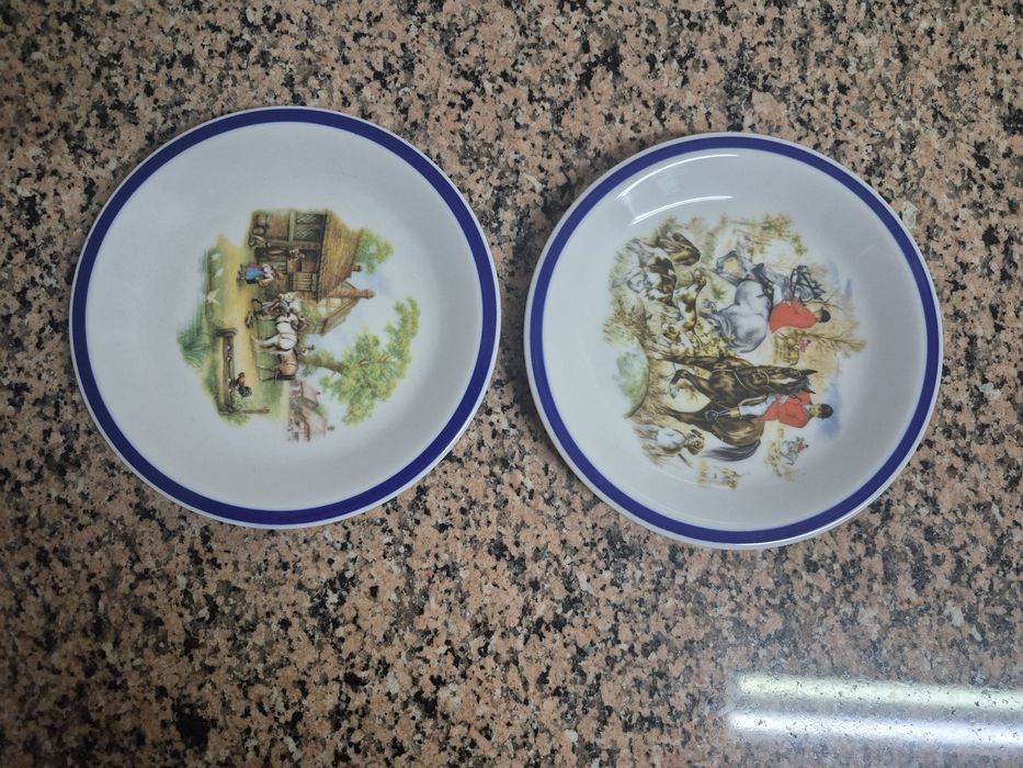 Dois pratos pequenos