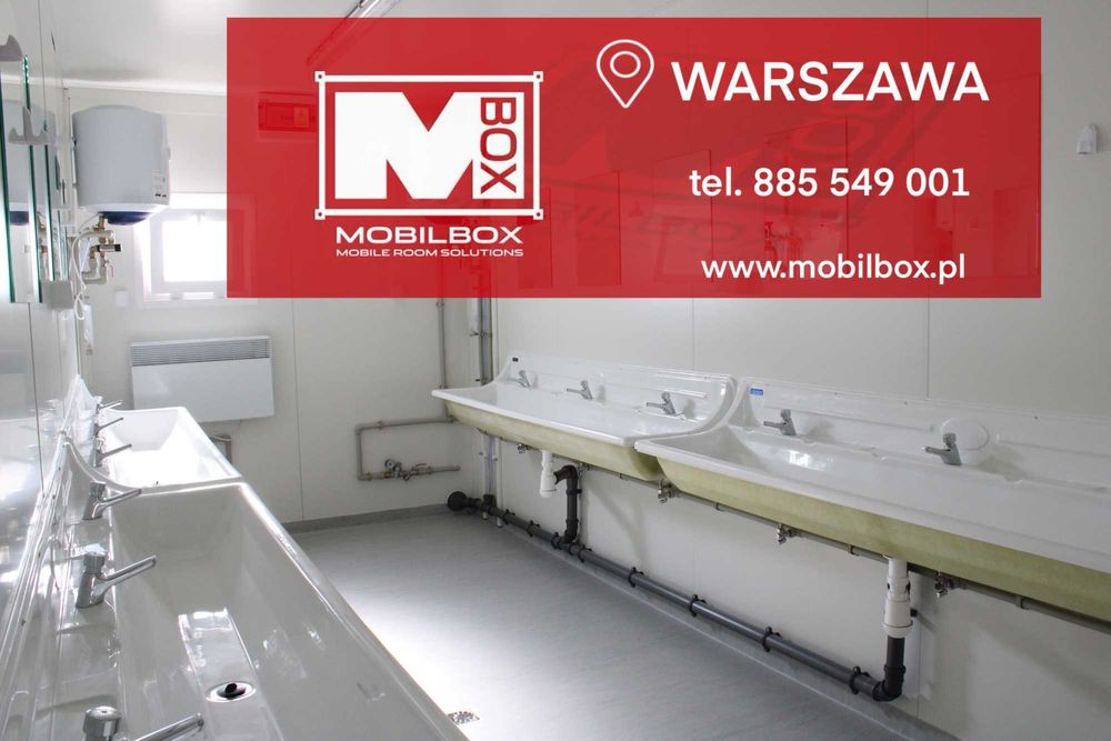 kontener sanitarny, kontener, kontener umywalnia, umywalnia