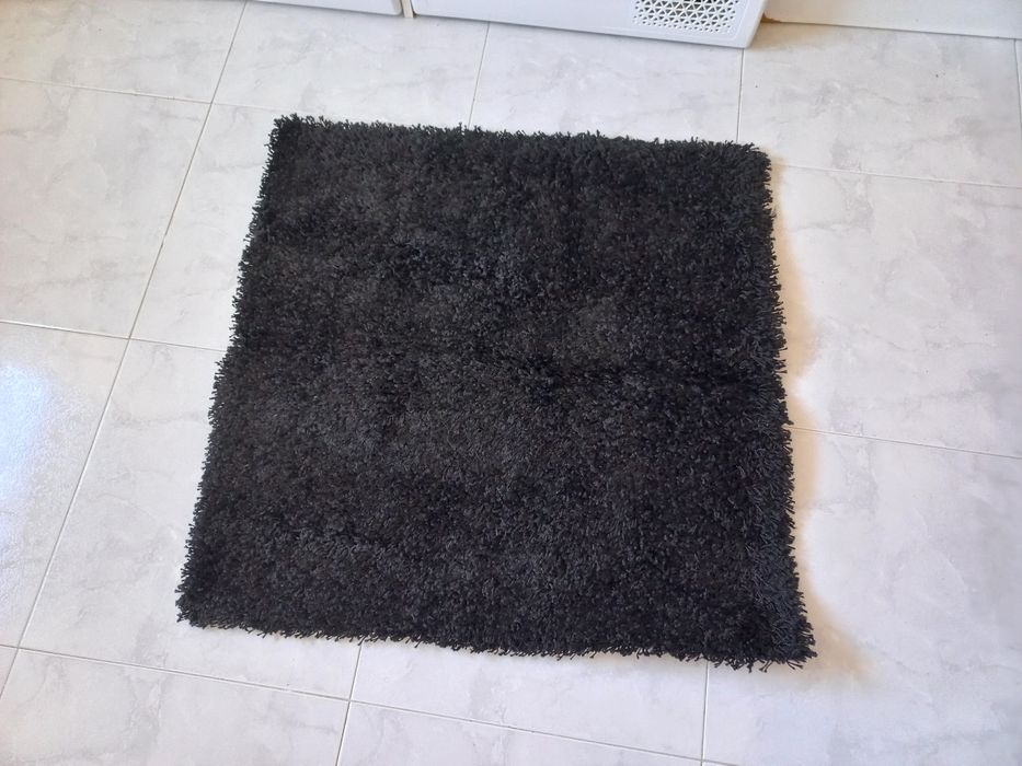 5 Tapetes - preto 80cm x 80cm IKEA