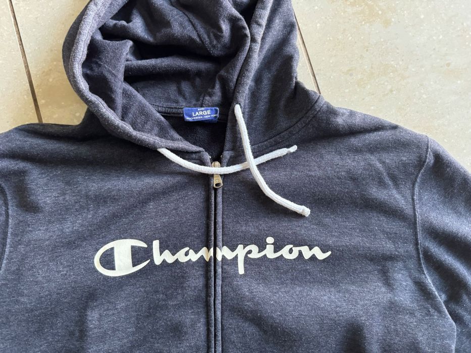 Champion bluza rozpinana kangurka , bawełniana  z kapturem M/L uniseks