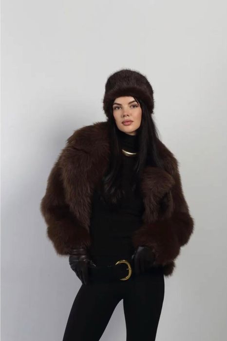 Хутряна пов'язка з лисиці меховая повязка