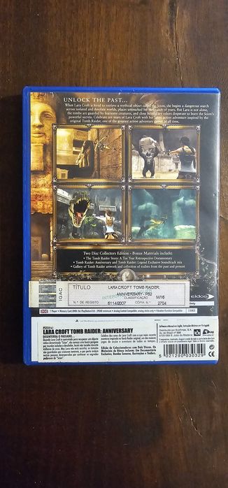 Jogo PS2 - Tomb Raider